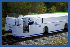 Brookville underground mining diesel locomotive