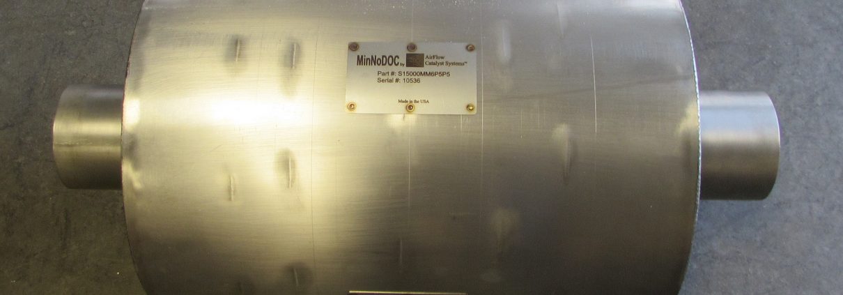 MinNoDOC diesel oxidation catalyst emission control system