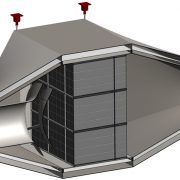 Schematic diagram of Exilencer 3 in 1 marine diesel emissions control system